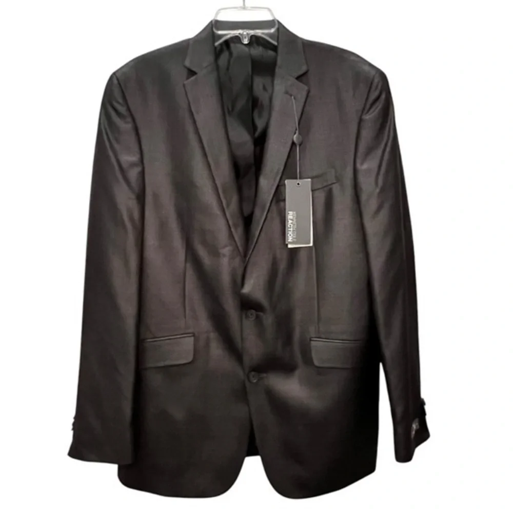 KENNETH COLE REACTION DARK GRAY 42 LONG SUIT SEPARATE COAT NWT $275 Professional
